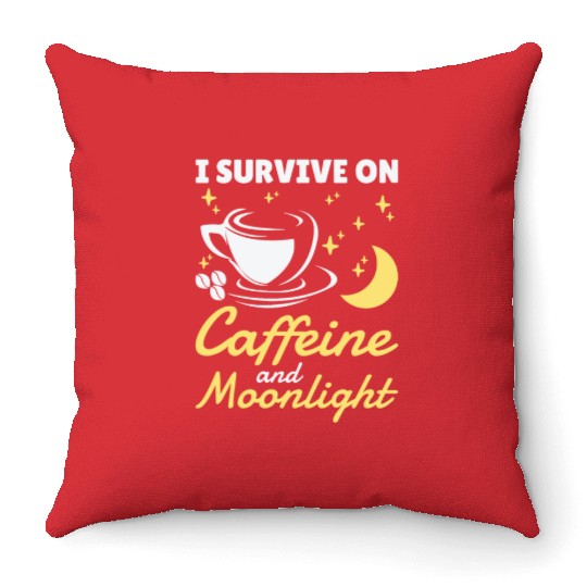Night Shift Worker Graveyard Duty Throw Pillows