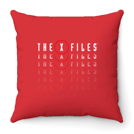 X-Files Repeating Logo Throw Pillows