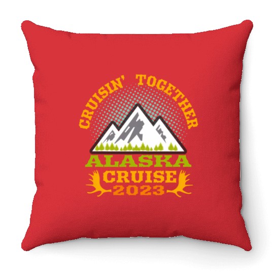 Alaa Cruise Wear 2023 Essential Family Vacation Throw Pillows