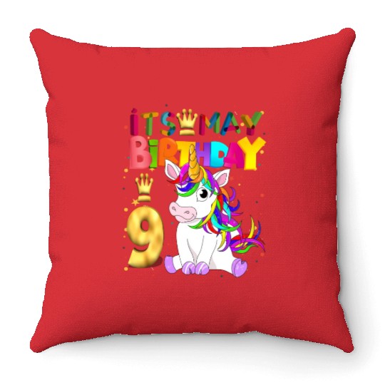 Uorn Party Animal 9Th Uorn Throw Pillows