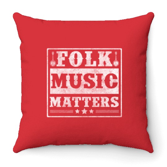 Tradition Instrument Orchestra Throw Pillows