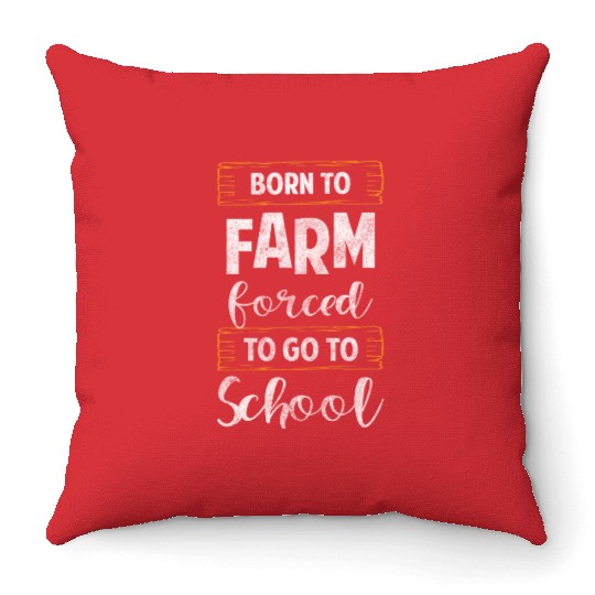 Harvest Field Worker Hard Work Vegetable Throw Pillows