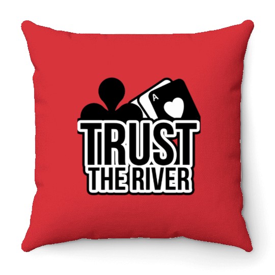 Poker Card Online Poker Casino Texas Hold'Em Throw Pillows