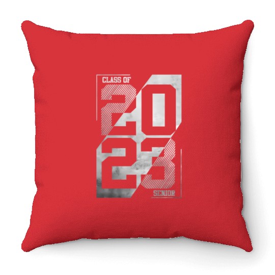2023 Senior Class Of 23 Throw Pillows