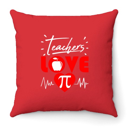Pi Day Teacher Math Science Thank You 2020 Throw Pillows