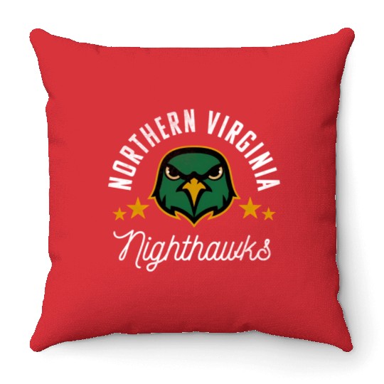 Northern Virginia Community Nvcc Logo Throw Pillows