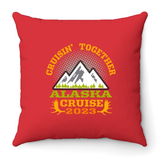 Alaa Cruise Wear 2023 Essential Family Vacation Throw Pillows