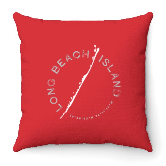 Long Beach Island Lbi Throw Pillows