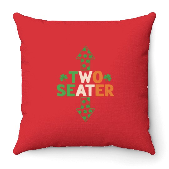 St Patric Day Two Seater St Patric Day Throw Pillows