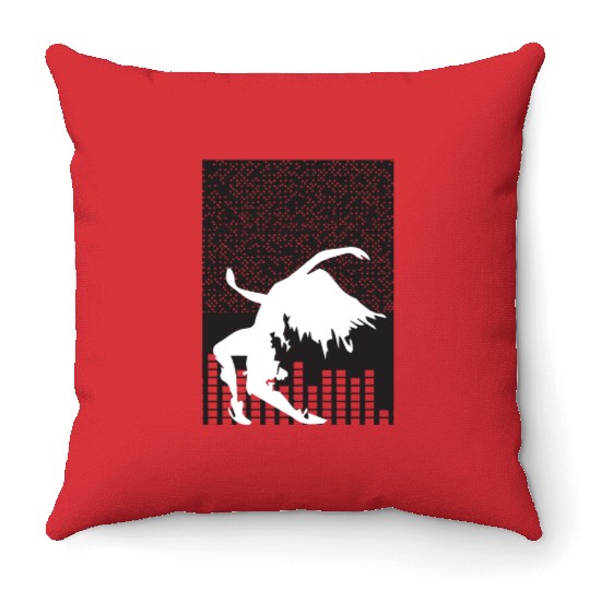 Dance for DJ Party Throw Pillows