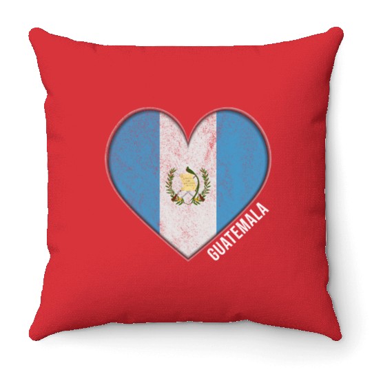 Guatemala Flag Throw Pillows