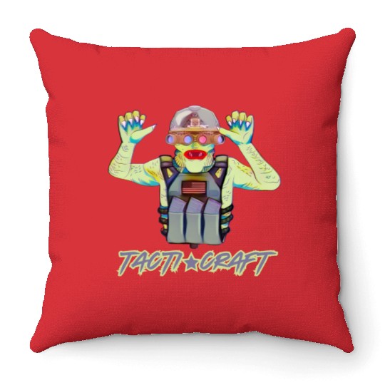 What That Swamp Thang Do Throw Pillows