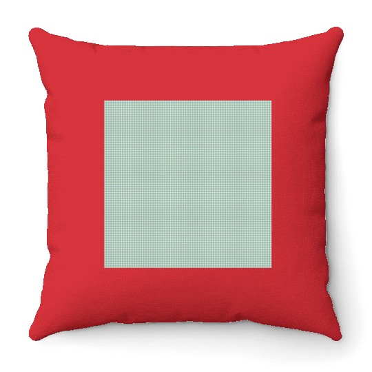 Teal Dots Pattern Throw Pillows