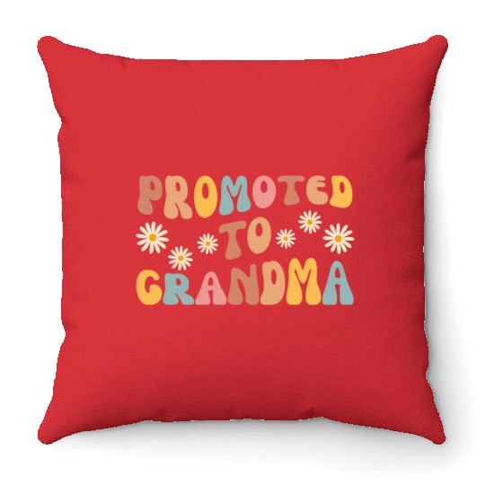 Groovy Grandmother | Grandma To Be Throw Pillows