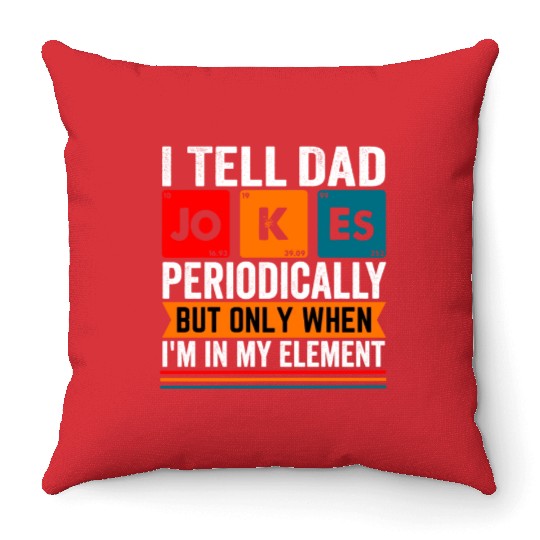 Father's Day is the best dad ever. Throw Pillows