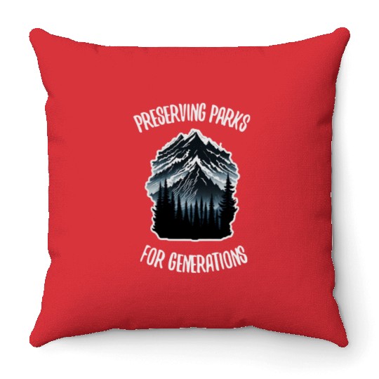 Natur Wildlife Outdoor Forest Camping Hiking Throw Pillows