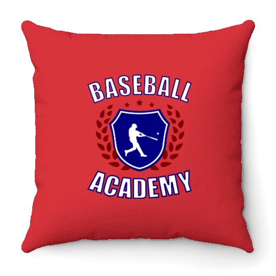 Baseball Academy 2 Throw Pillows