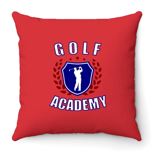 Golf Academy Throw Pillows