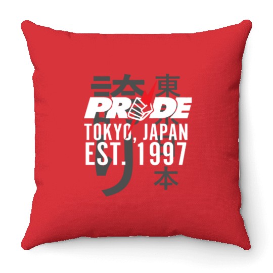 Pride FC Tokyo 1997 Throw Pillows