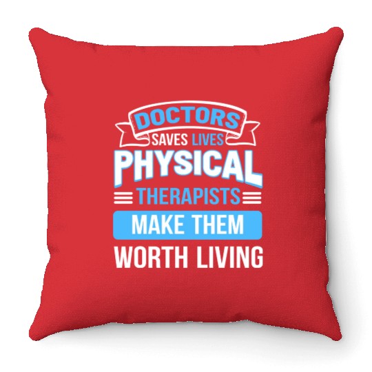 Kinesiologist Physical Therapist Sport Science Throw Pillows