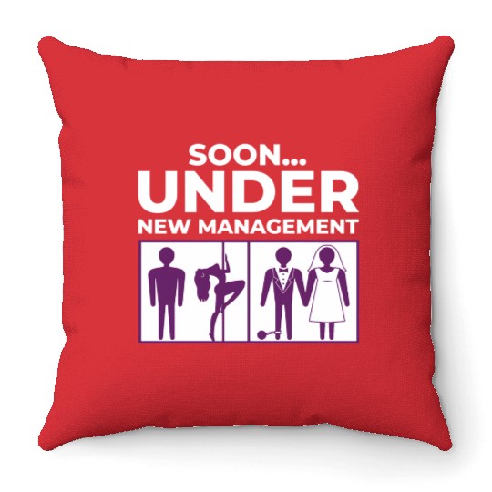 Bachelor Py Stag Py Before Wedding Throw Pillows