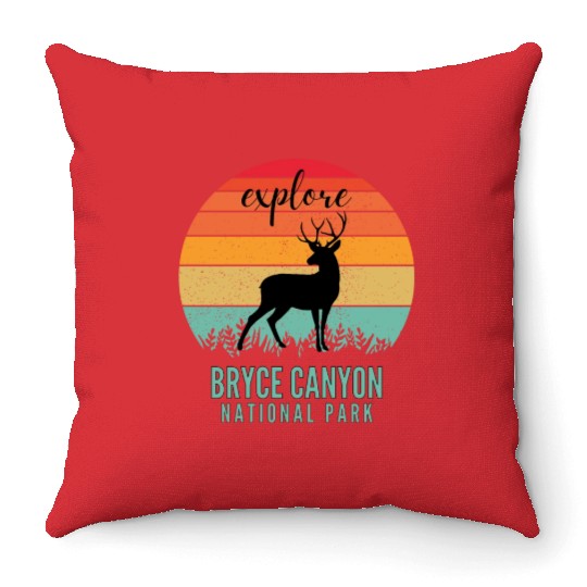 Bryce Canyon National Park Throw Pillows