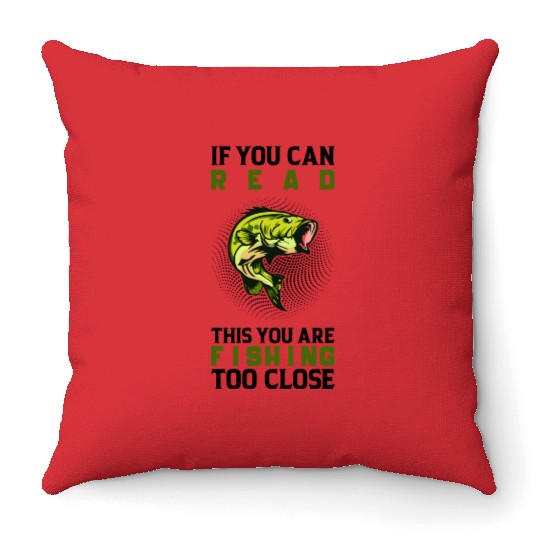 Fishing special Throw Pillows