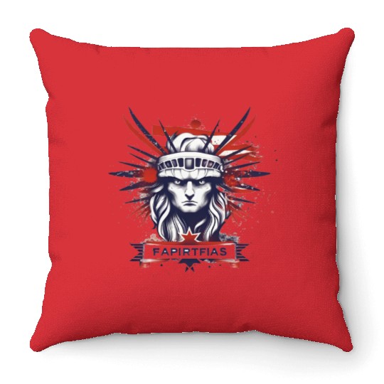 Celebrating America s Independence Day Throw Pillows
