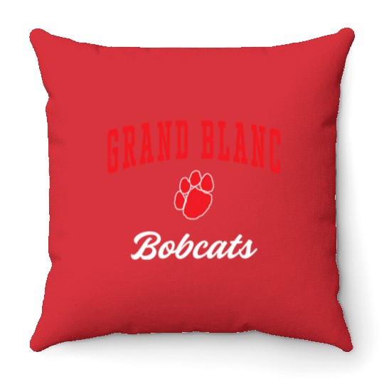 Grand Blanc High School Bobcats Throw Pillows