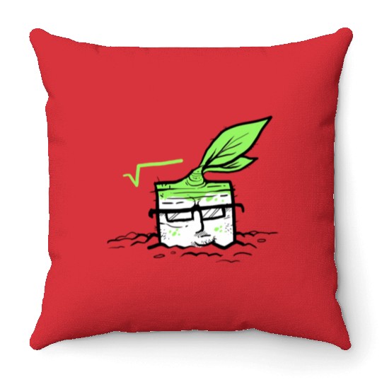 Square Root Math Throw Pillows