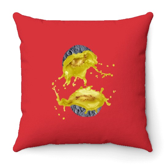Natural Fruit,LUNAR FRUIT KIWI Throw Pillows