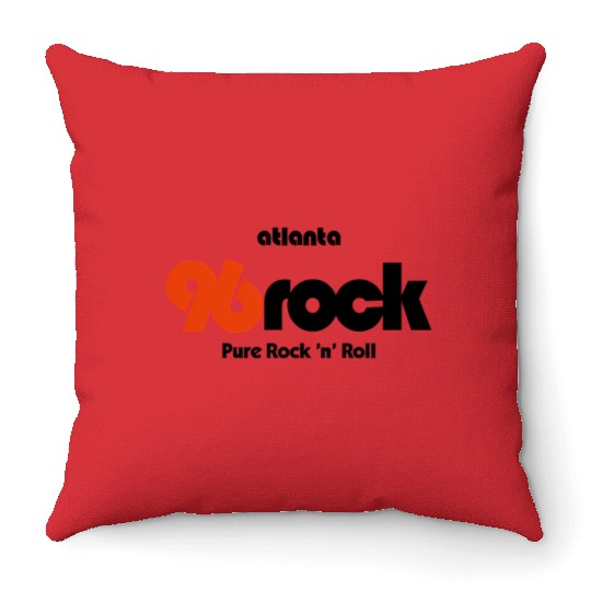 96 Rock Atlanta Light Throw Pillows