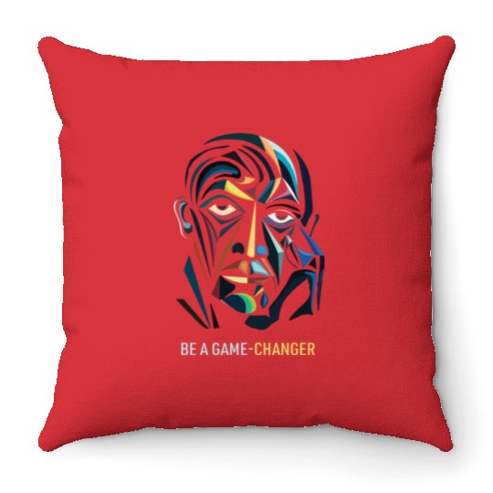 Be A Game Changer Throw Pillows