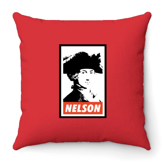 Horatio Nelson Throw Pillows