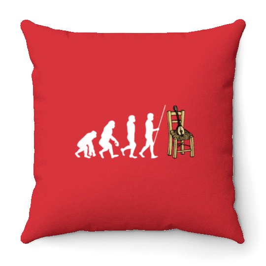 Irish Bouzouki Instrument Greek Throw Pillows
