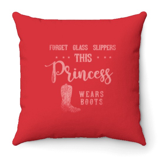 Cowboy Boot Horseback Riding Cowgirl Cow Throw Pillows