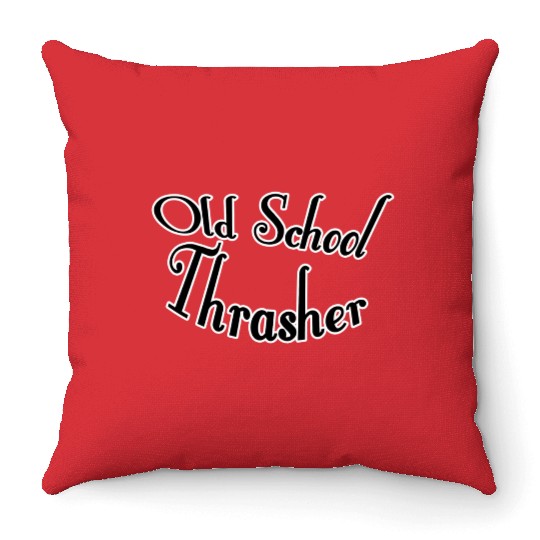 Old school Throw Pillows