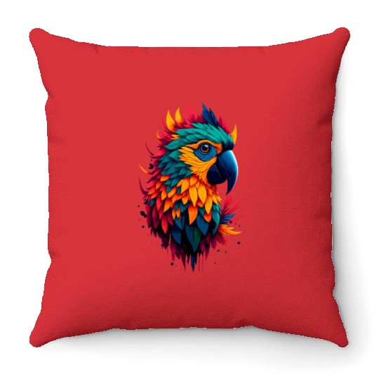 macaw Throw Pillows