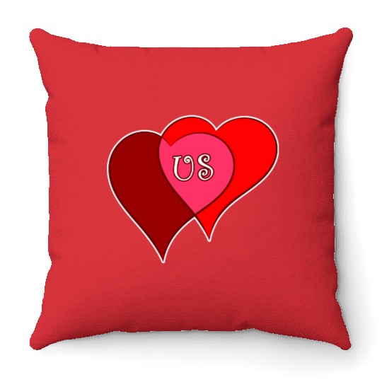 Us Red Throw Pillows
