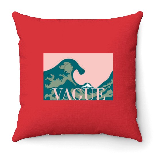La Grande Vague The Great Wave Throw Pillows