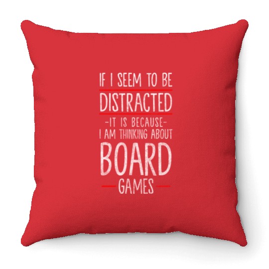 Game Geek Strategy Throw Pillows