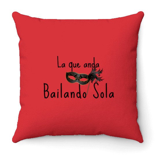 Lonely Dancer Throw Pillows
