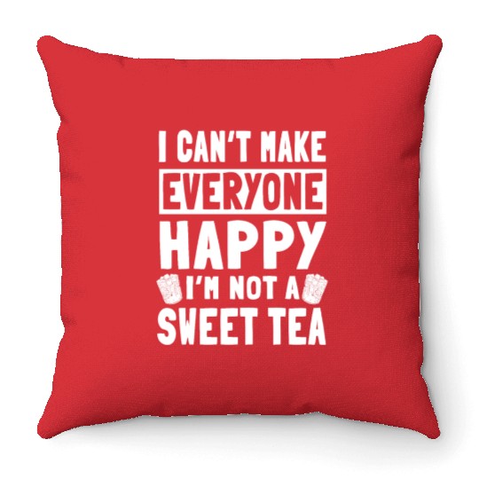 Great Sweet Tea Design Throw Pillows
