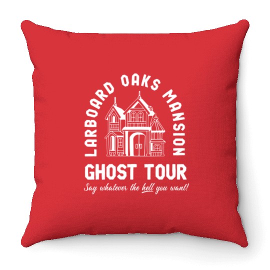 I Think You Should Leave Ghost Tour Throw Pillows