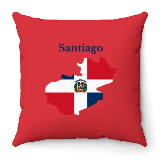 Santiago Province Dominican Republic Throw Pillows