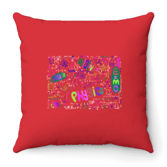 Theoretical Physics Geek Nerd Stem Science Throw Pillows