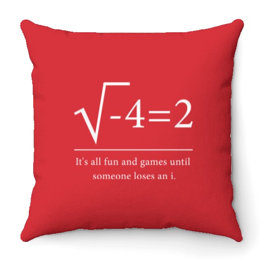 Science Math Fun Geek Nerd Teacher Stem Throw Pillows