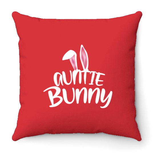 Aie Bunny Easter Family Throw Pillows