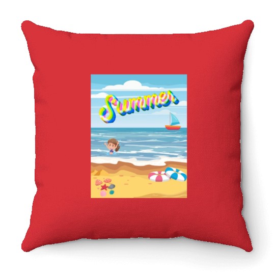 summer Throw Pillows