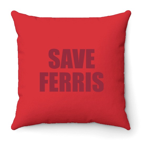 Save Ferris Throw Pillows